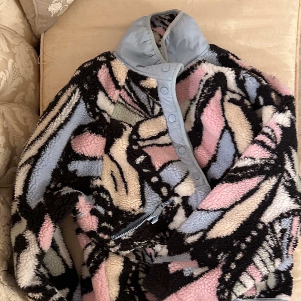 butterfly teddy jacket